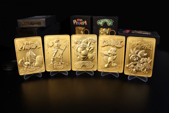 Rare sells 24k gold-plated ingots based on their beloved franchises