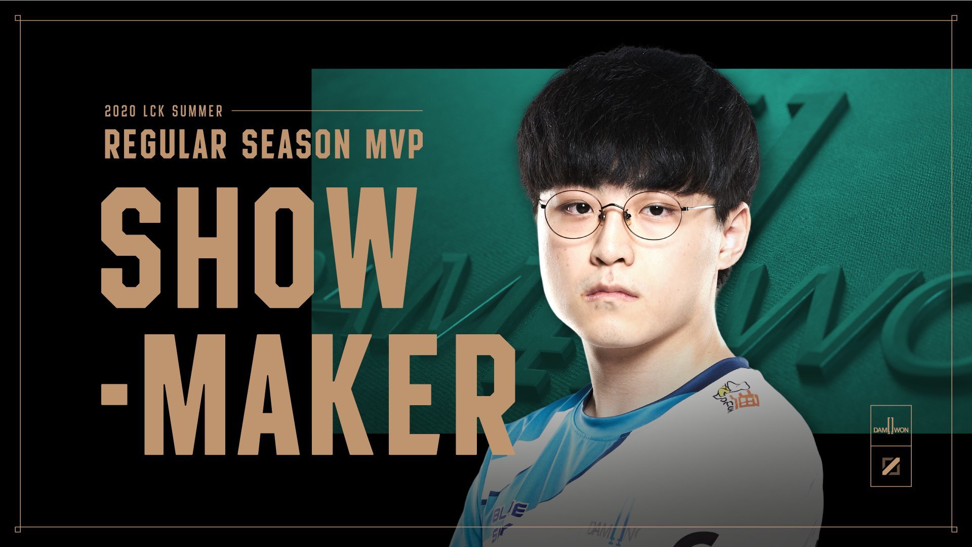 Showmaker is crowned mvp of the 2020 lck summer split league of