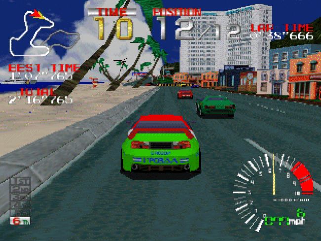 Ridge Racer's original title was Texture Drive