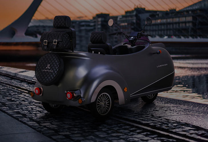 Lampago's twoseater electric trike is quite frankly adorable
