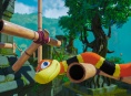 Watch us play the fire level in Snake Pass