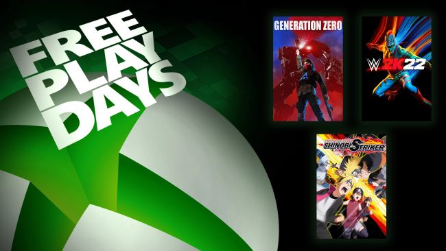 Play WWE 2K22, Naruto to Boruto and Generation Zero for free this weekend