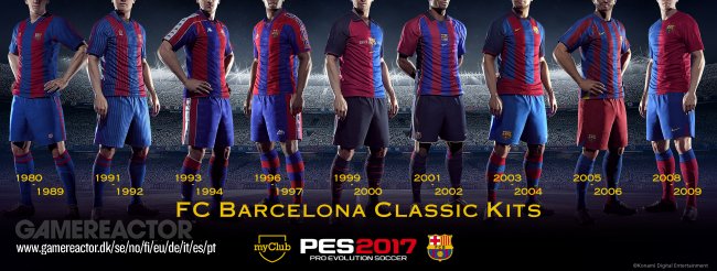 PES 2017 recebe 22 lendas do Barcelona no modo myClub do jogo