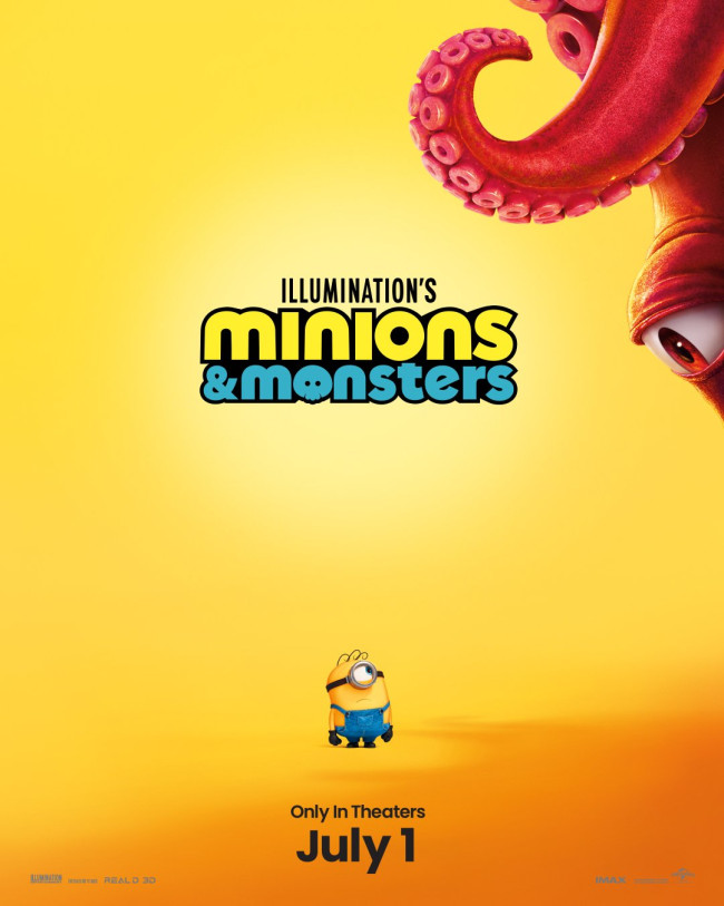 The Minions summon baby Cthulthu in Minions & Monsters