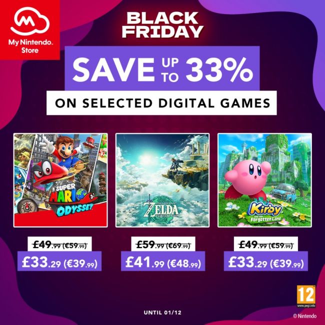 Nintendo's Black Friday sale is officially in full swing