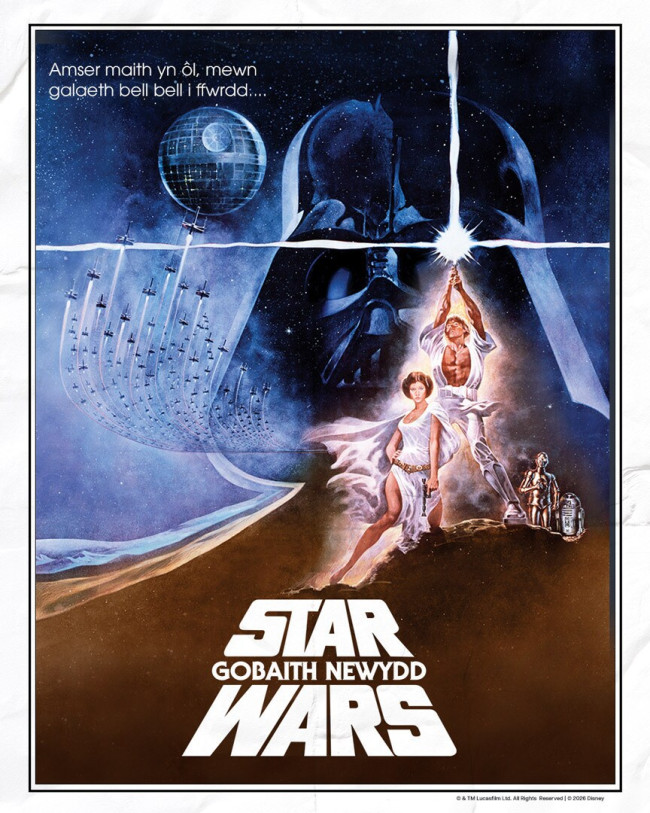 Star Wars: Episode IV - A New Hope is being dubbed into Welsh