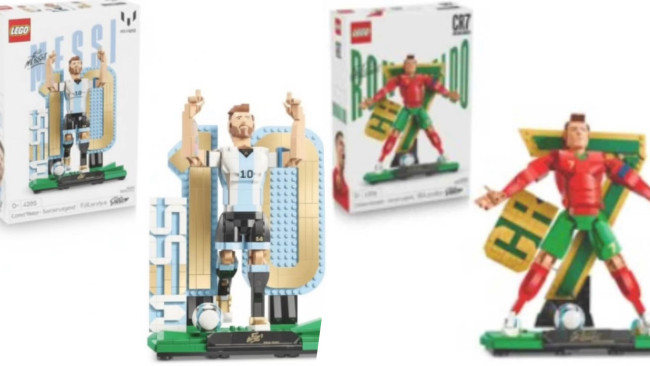 Leo Messi and Cristiano Ronaldo depicted in LEGO statues: Leaked images and first details