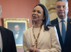 Machado says she handed Trump her Nobel peace prize medal