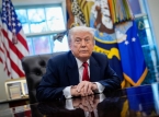 Trump accepts Nobel peace prize medal from Machado