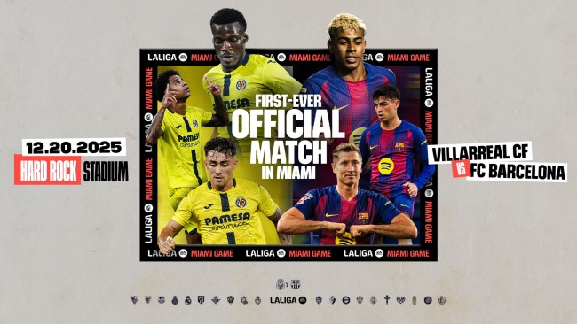 LaLiga cancels Miami match between Villarreal and Barcelona "due to the uncertainty arisen in Spain"