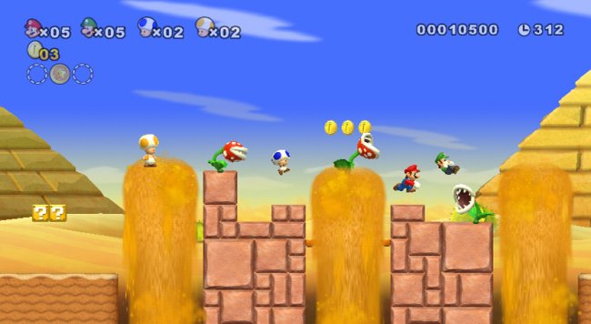 New Super Mario Bros Wii U 4 Players Full Game New Super Mario Bros. Wii Review - Gamereactor