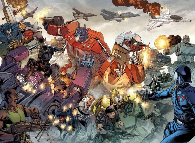 Transformers and G.I. Joe is getting a live-action crossover movie