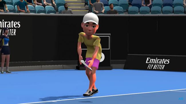Australian Open is being broadcast for free on YouTube, but all players look like Wii characters