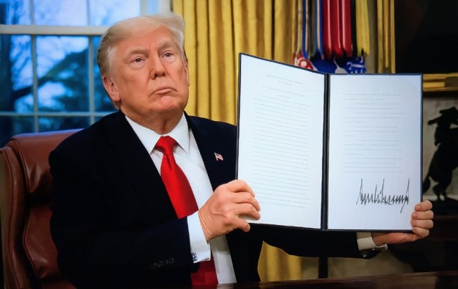 Trump signs bill ordering release of Epstein files