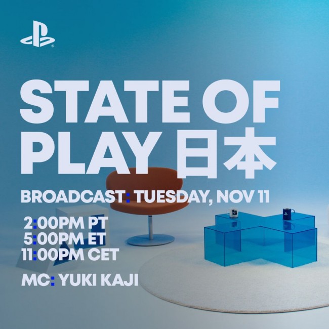 Sony announces PlayStation State of Play Japan for tomorrow