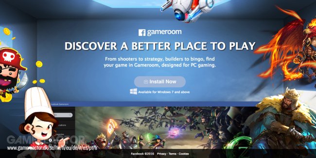 Facebook opens up the doors to Gameroom
