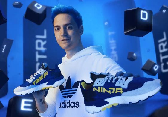 Ninja reveals his own Adidas shoes 