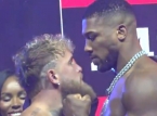 Anthony Joshua weighs in 13 kg more than Jake Paul before Netflix boxing match