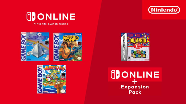 Four classic Game Boy titles have been added to the Switch Online library