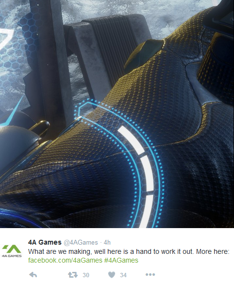 The developers of Metro are teasing their next game