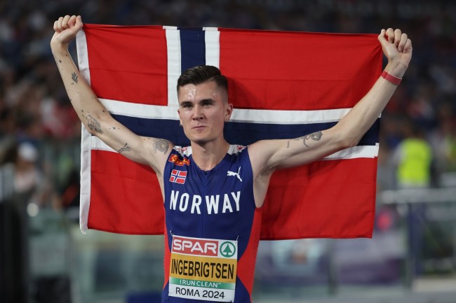Jakob Ingebrigtsen adds another gold medal at the European Championships months after surgery