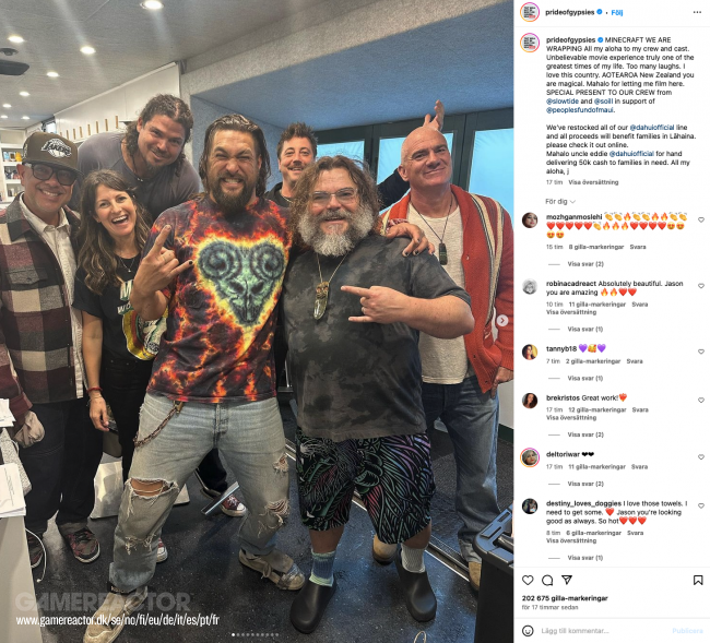 The Minecraft movie has finished filming