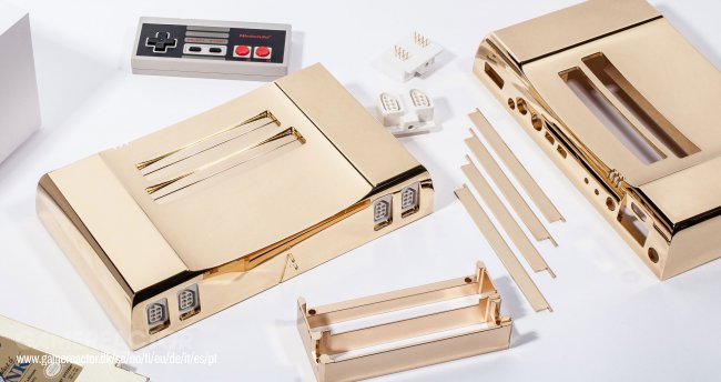 This custom-built NES made of 24k gold can be yours for 00