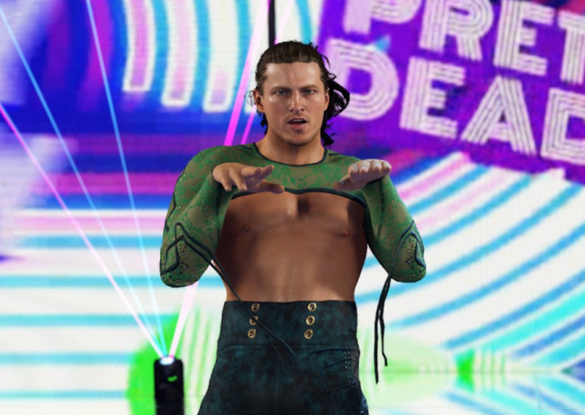 WWE star Kit Wilson presents his new signature move