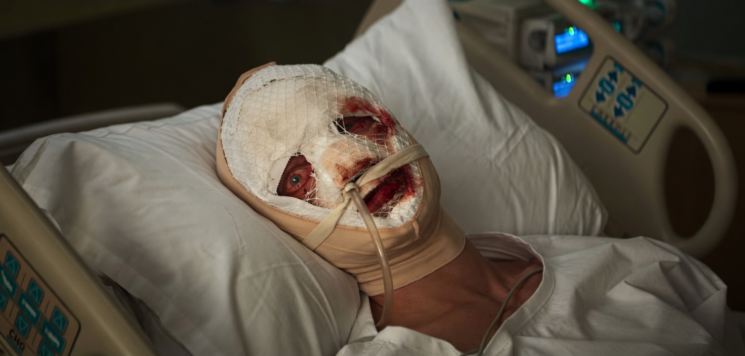 Clayface's melting face shown in new images