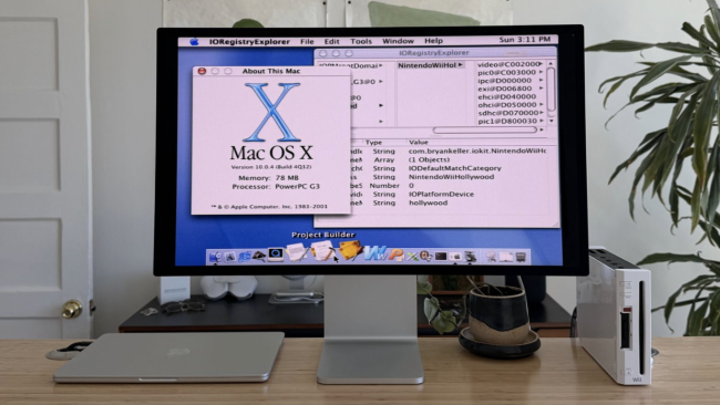 Someone got Mac OS X running on a Nintendo Wii