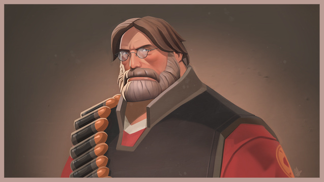 Play as Gabe Newell in Team Fortress 2