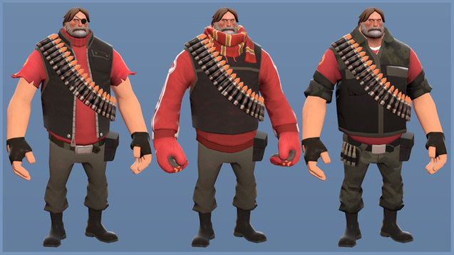 Play as Gabe Newell in Team Fortress 2