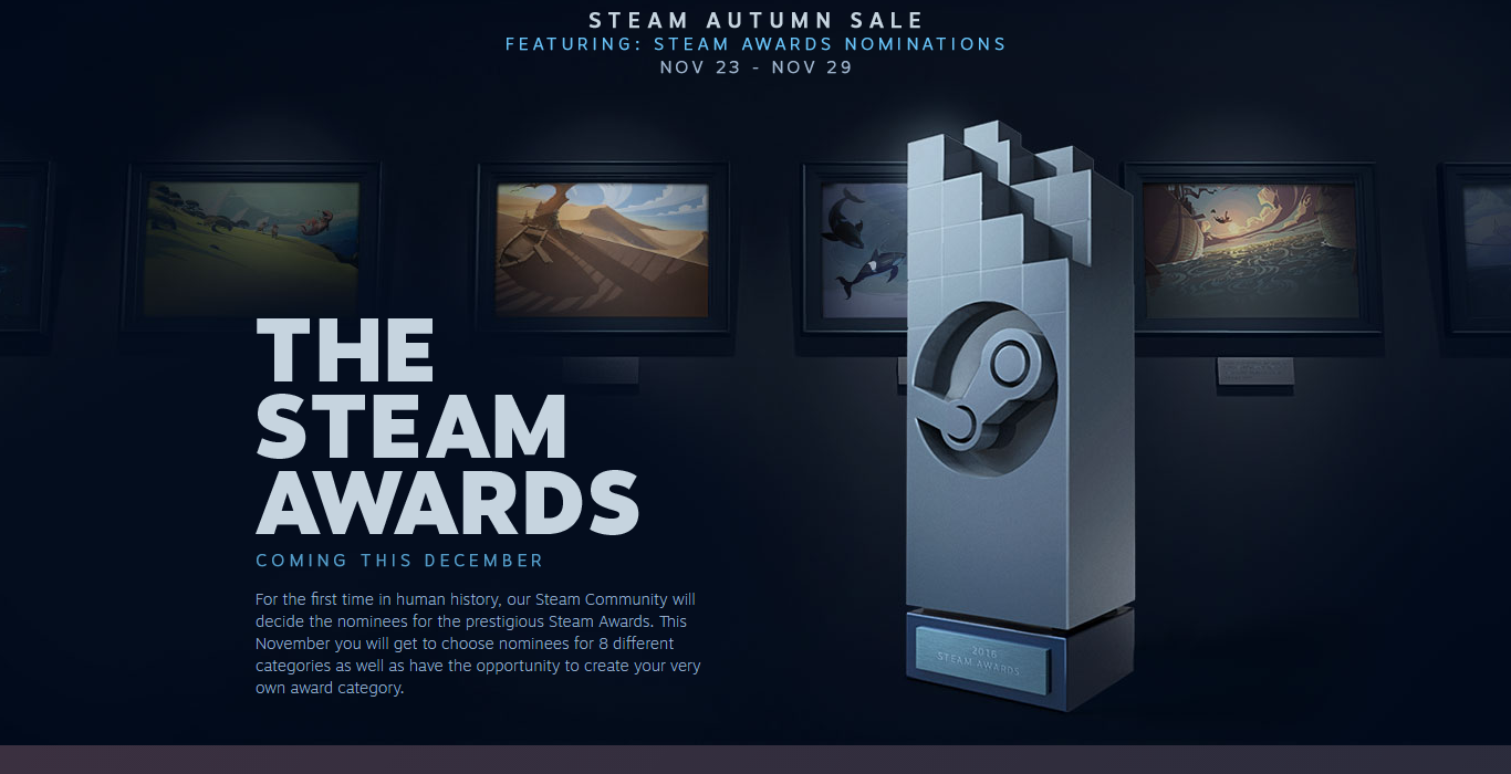 Vote for The Steam Award nominees and earn a badge Gamereactor