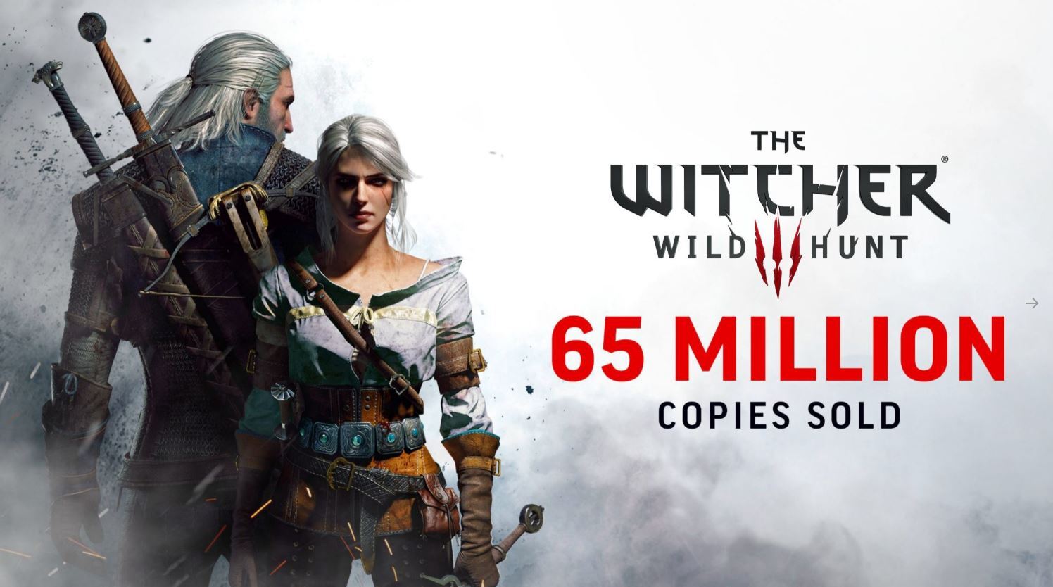 The Witcher 3: Wild Hunt sells 65 million copies, CDPR CEO sees new expansion as a 