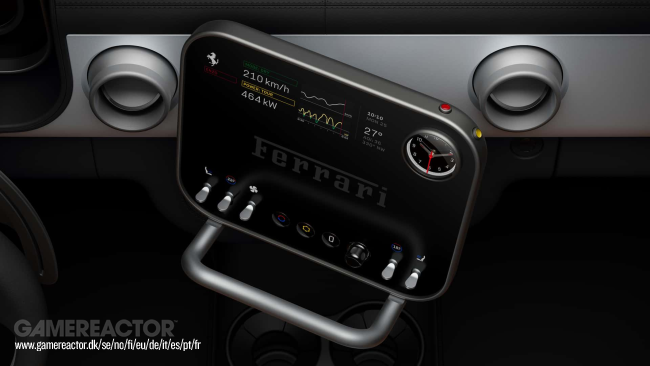 Ferrari reveals the interior in their first ever EV