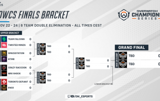 Here is the bracket for the Overwatch Champions Series Finals