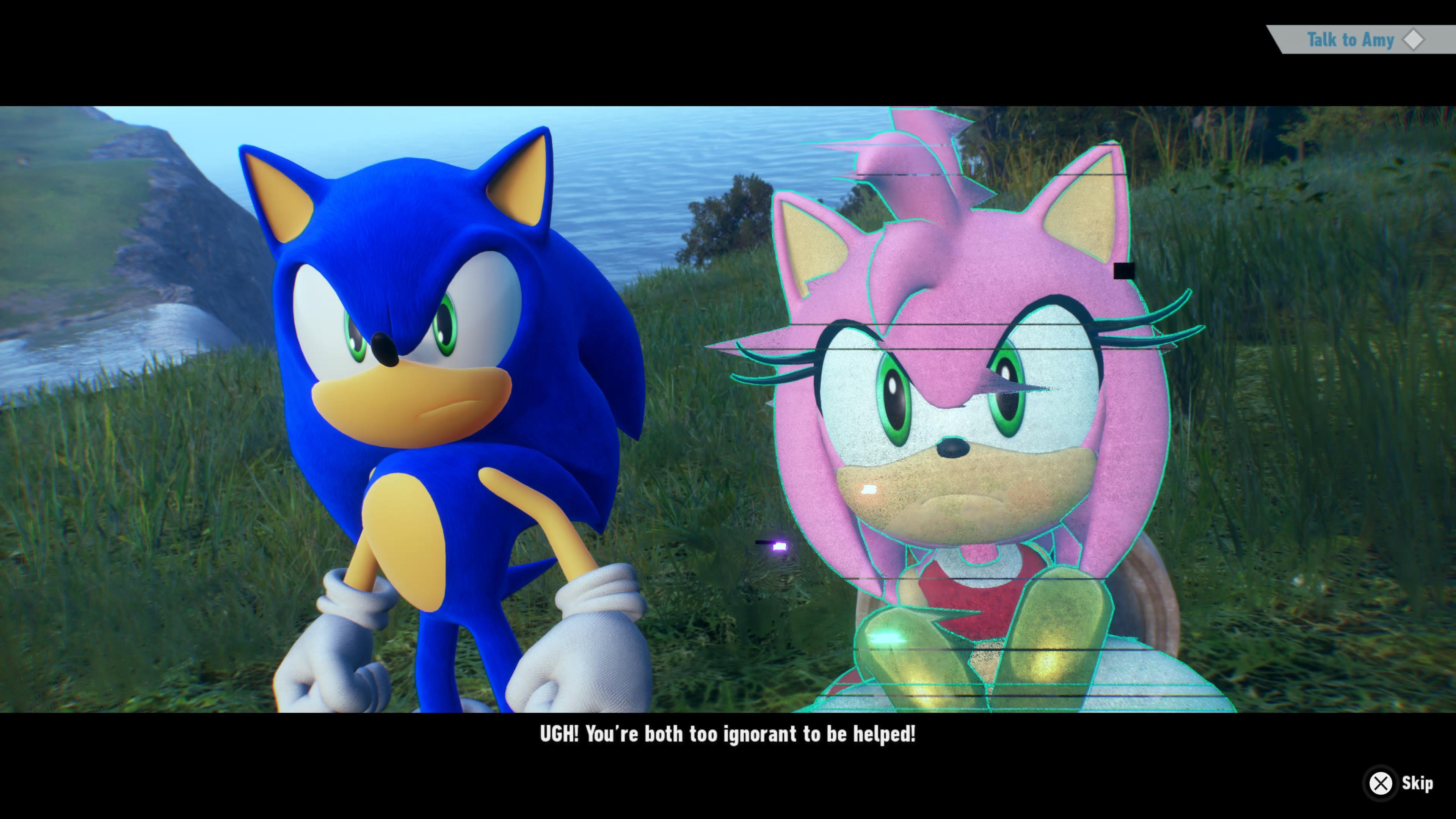 Sonic and Amy Talk Movie Sonic