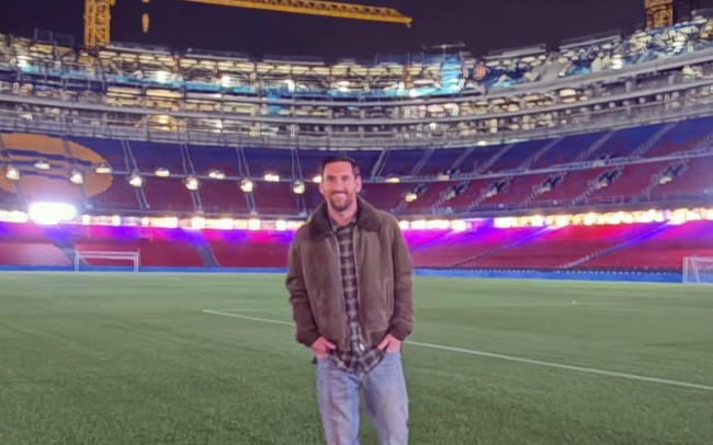 Messi's visit to Camp Nou was not arranged by FC Barcelona, who had no idea he was coming