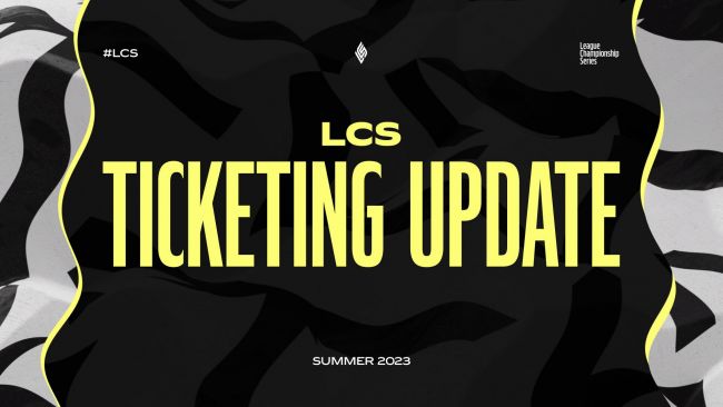 LCS Championship Weekend ticket sales delayed indefinitely