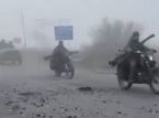 Video captures moment Russian troops storm into Pokrovsk "Mad Max-style" on motorbikes and roofs of battered cars and vans