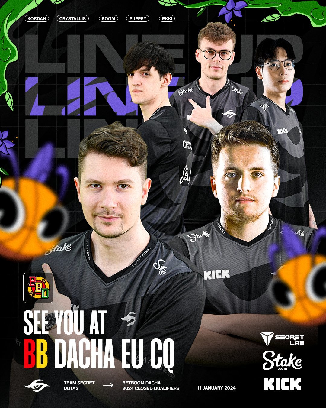 Team Secret confirms 2024 Dota 2 roster