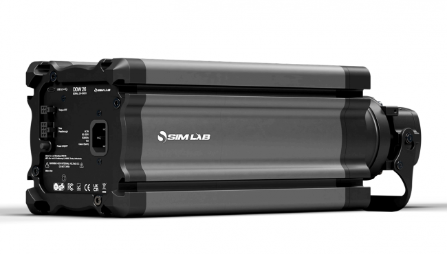 This is Simlab's first wheelbase, the DDX Torquesync - - Gamereactor