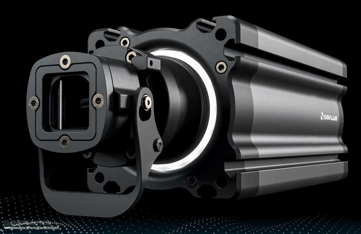 This is Simlab's first wheelbase, the DDX Torquesync - - Gamereactor