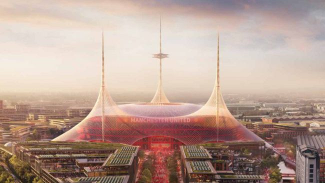 Manchester United unveils hugely ambitious plans for a new stadium and "a miniature city of the future"