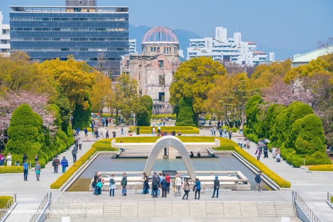 80th anniversary of the atomic bombing of Hiroshima marked by an event with representatives from around the world advocating peace