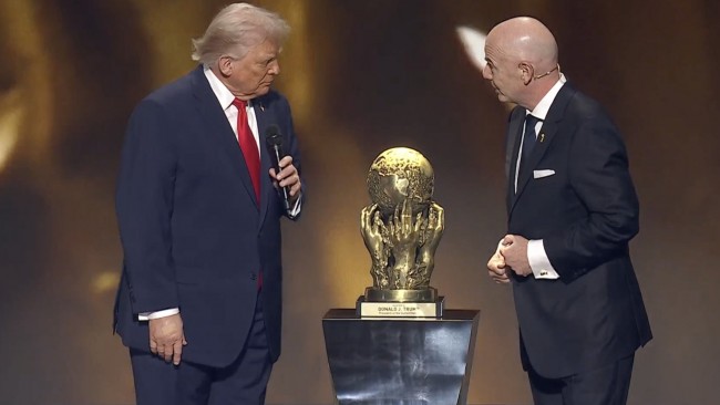 Trump winning FIFA Peace Prize breached FIFA's own rules of neutrality, according to a NGO