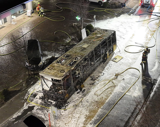 At least six dead and five injured after bus fire in Switzerland