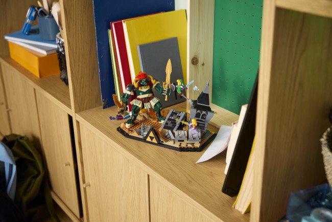 Link and Ganon clash in Lego The Legend of Zelda: Ocarina of Time set