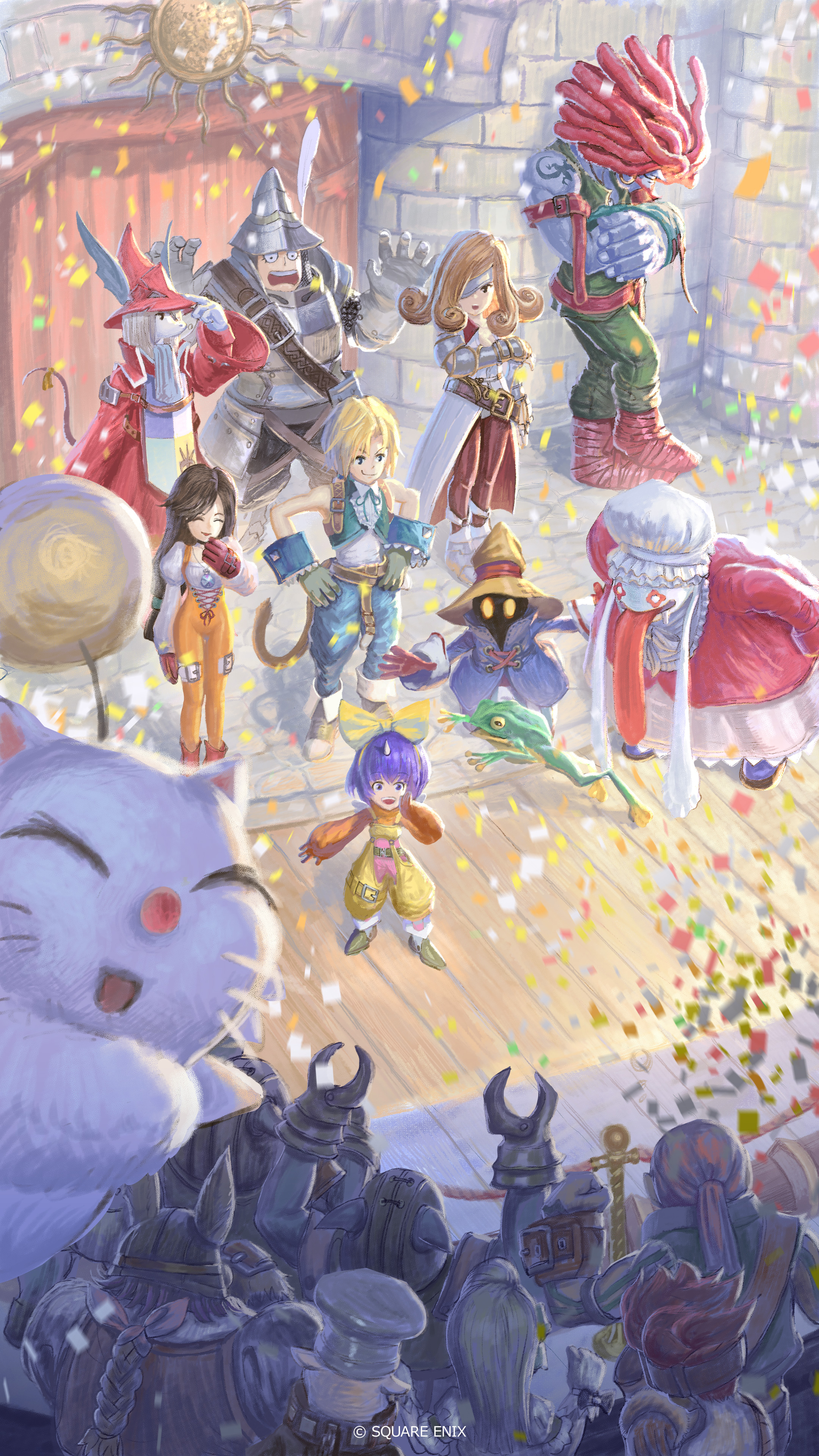 ファイナルファンタジー9 Square Enix shares official art from Final Fantasy IX