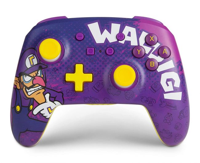 PowerA presents: a Waluigi-themed Enhanced Wireless Controller for Switch
